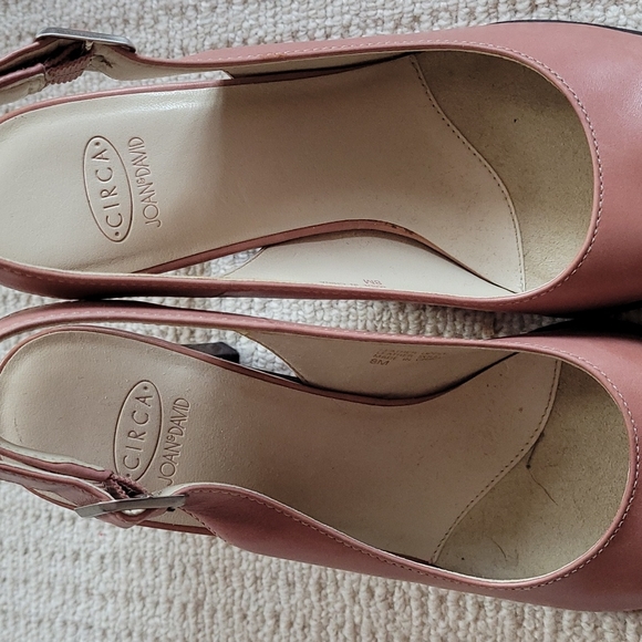 Dusty pink pointy toe heels - Picture 5 of 7